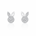 925 Silver Bunny Earrings - NAFALUXE