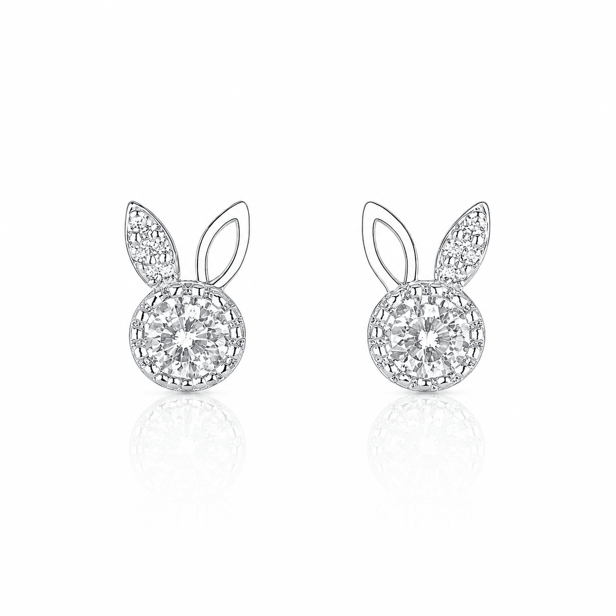 925 Silver Bunny Earrings - NAFALUXE