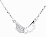 925 Sterling Silver Butterfly Necklace - NAFALUXE