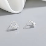 925 Sterling Silver Star and Moon Stud Earrings with Sparkling AAA Cubic Zirconia - NAFALUXE