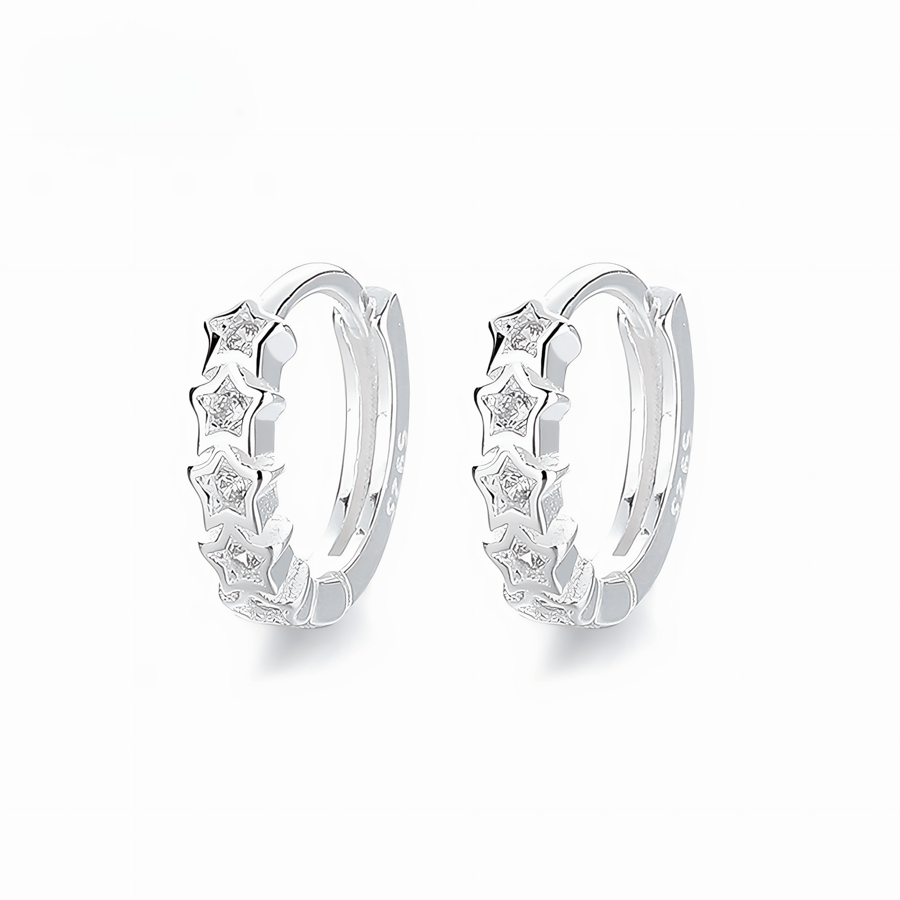Accessorize - Orecchini a bottone con design a maglia in argento sterling 925 Accessorize - Orecchini a bottone con design a maglia in argento sterling 925