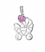 Baby Carriage Necklace - NAFALUXE