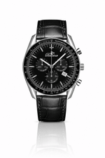 Bellevue Chronograph 43mm Black Men's Watch – Ronda Quartz - NAFALUXE