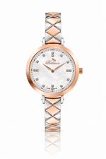 Bellevue Swiss Made Women’s Watch 32mm – Rose Gold & Silver | Ronda Quartz - NAFALUXE