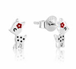 Blossom Deer Stud Earrings - NAFALUXE