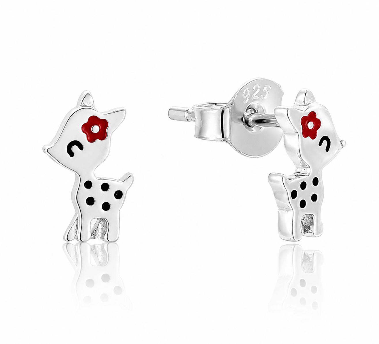 Blossom Deer Stud Earrings - NAFALUXE