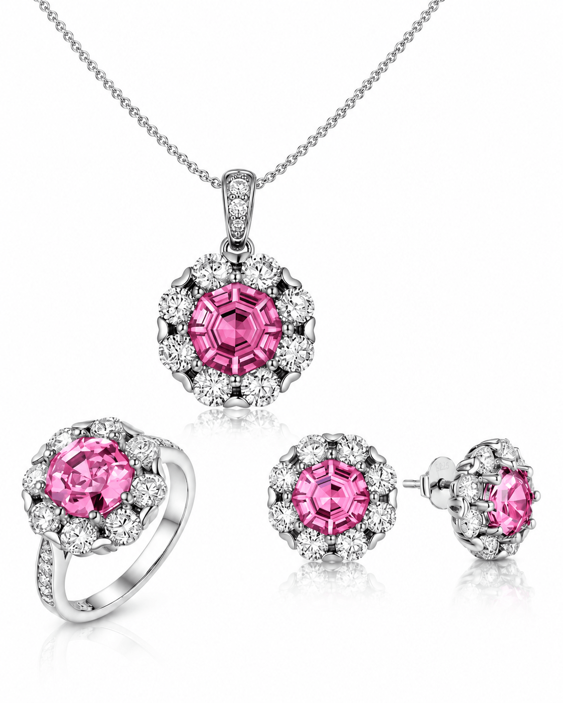 Blush Radiance Jewelry Set - NAFALUXE