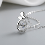Butterfly Teardrop Pendant – 925 Silver - NAFALUXE