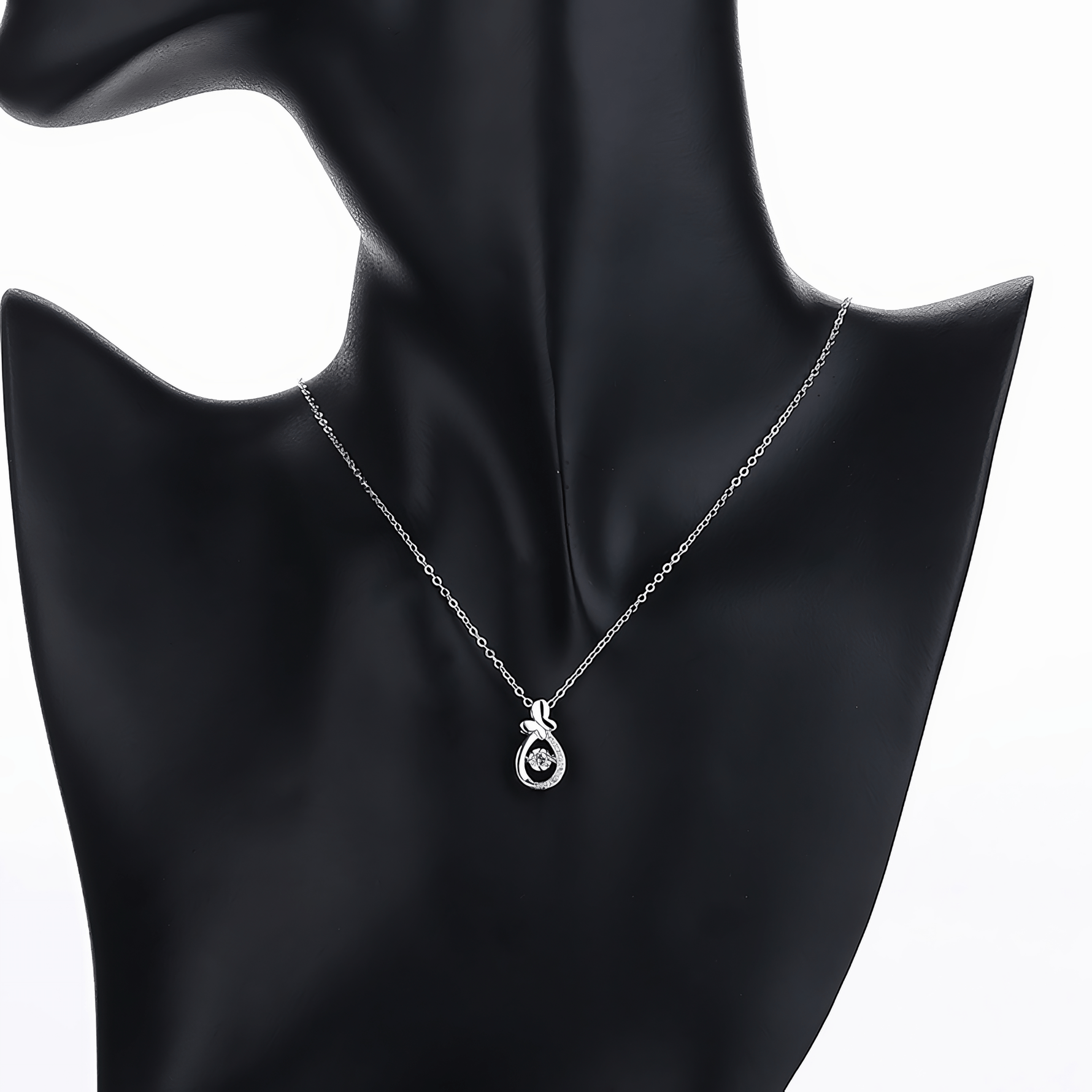 Butterfly Teardrop Pendant – 925 Silver - NAFALUXE
