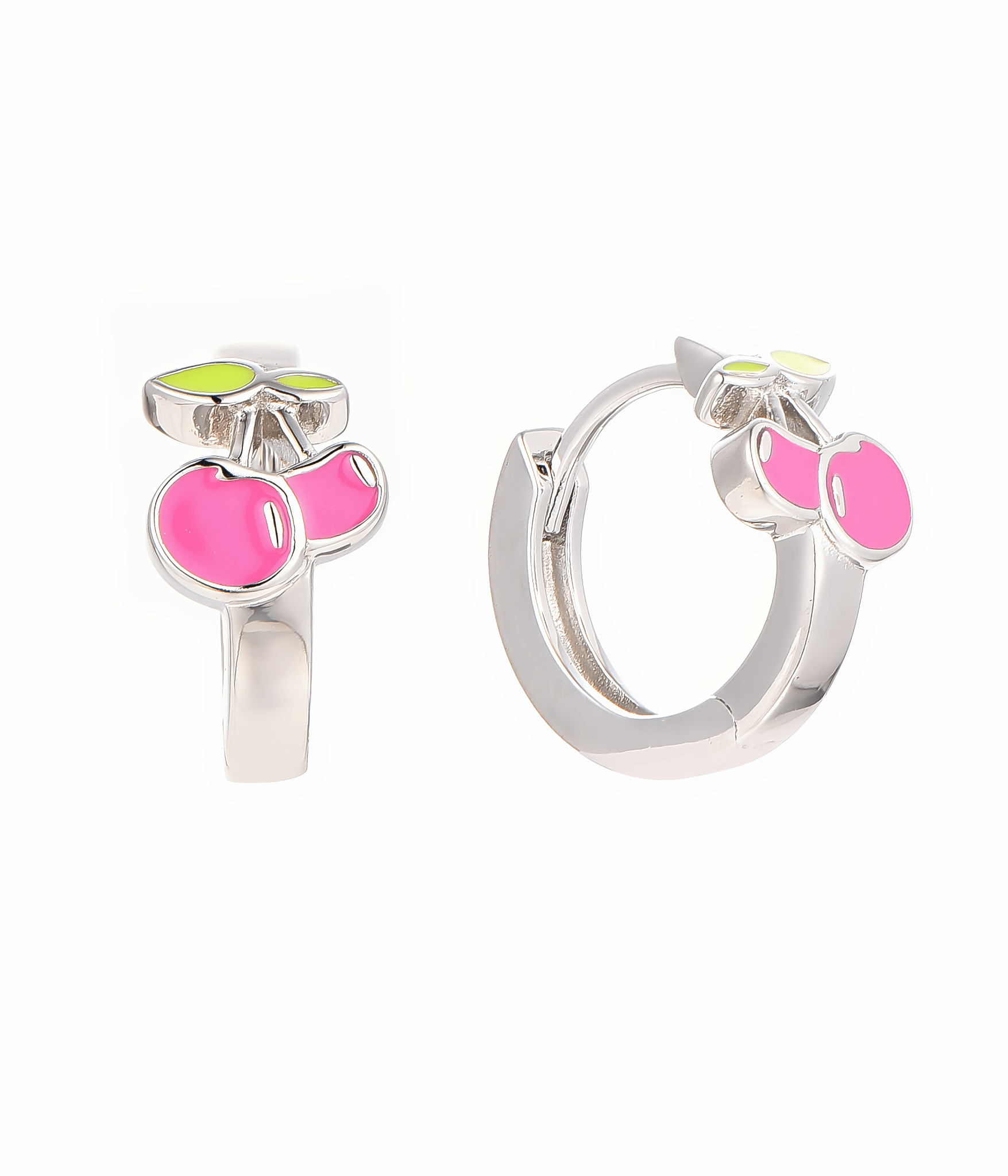 Cherry Hoop Earrings - NAFALUXE