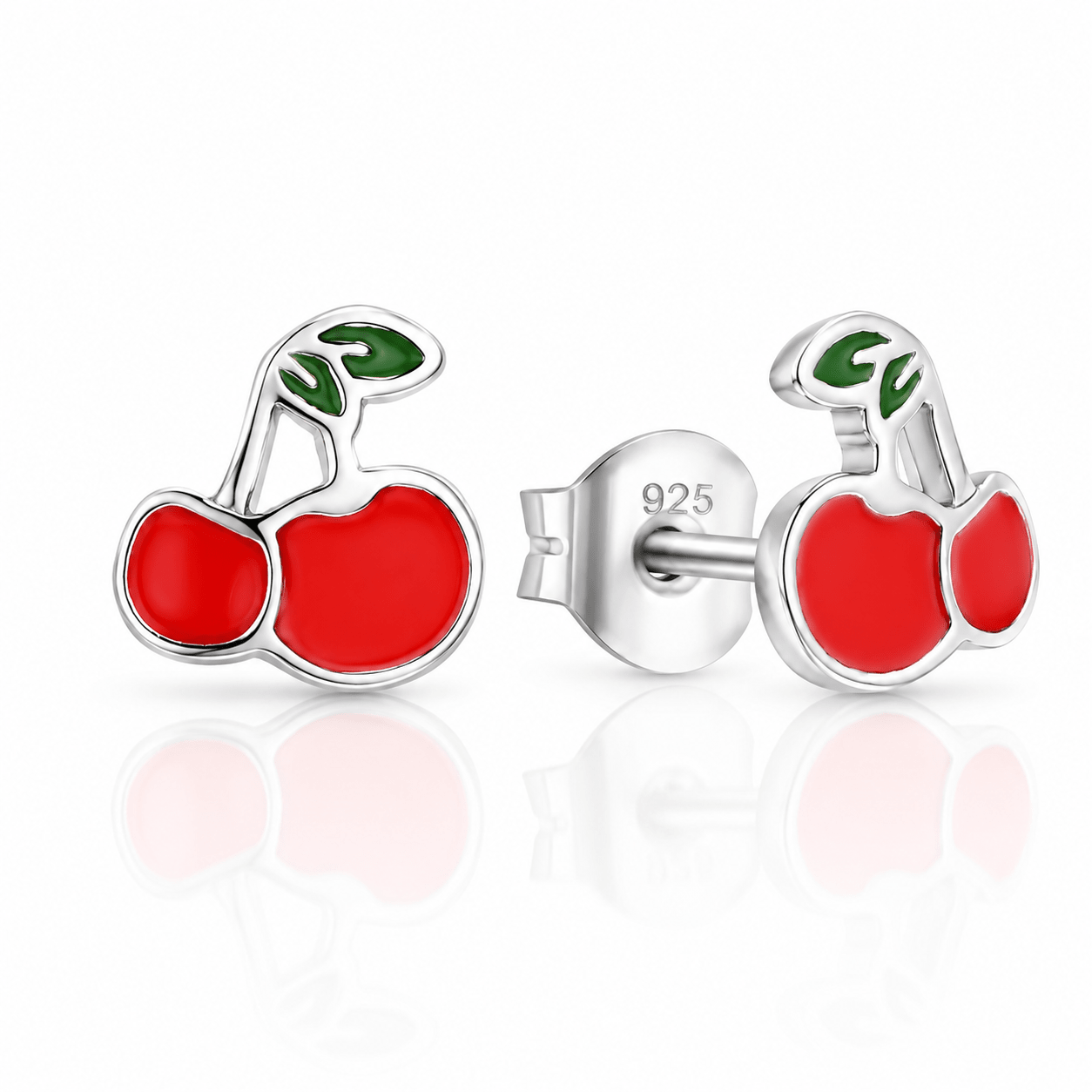 Cherry Stud Earrings - NAFALUXE
