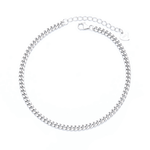 Classic Cuban Link Chain Bracelet Sterling Silver 925 - NAFALUXE