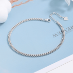 Classic Cuban Link Chain Bracelet Sterling Silver 925 - NAFALUXE