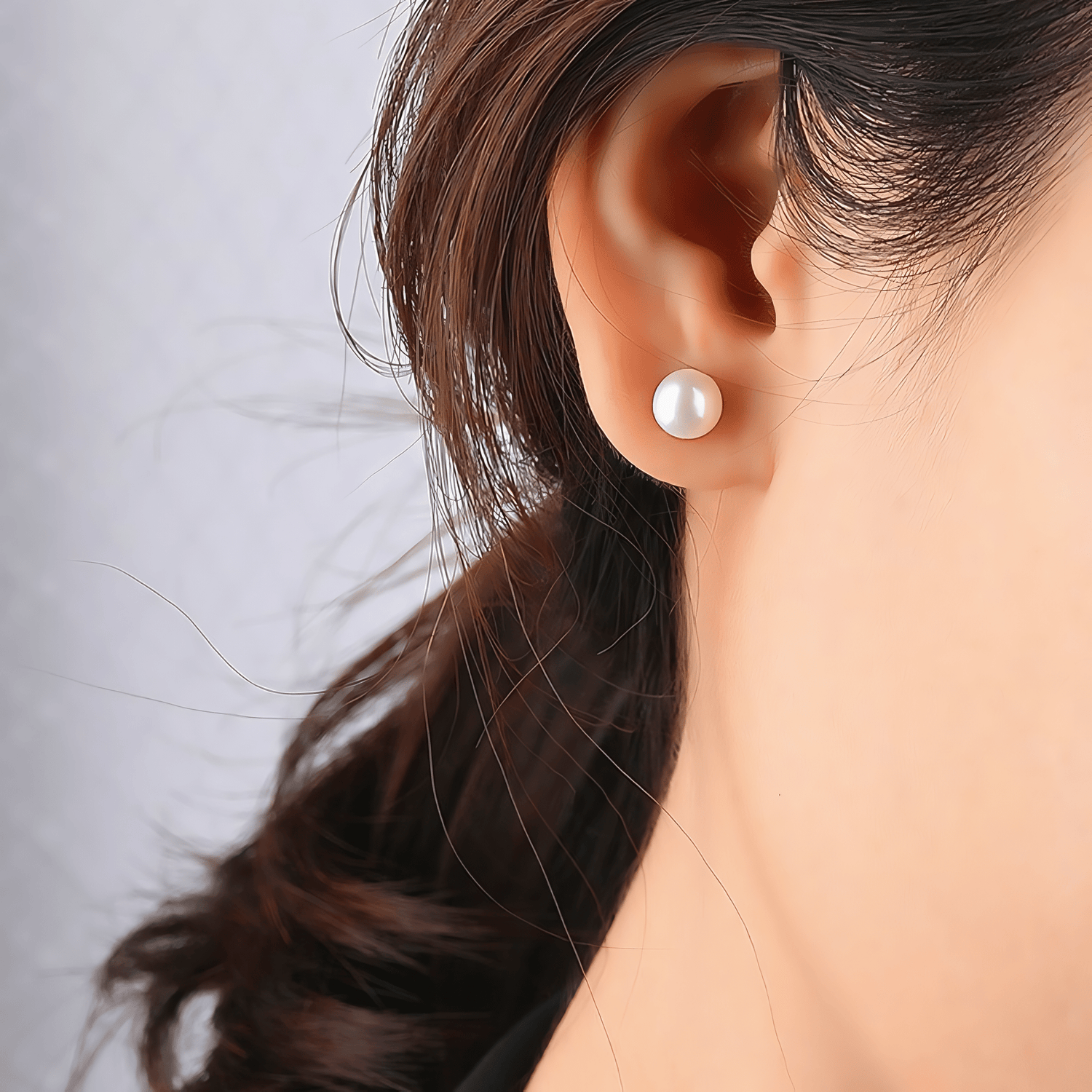 Classic Pearl Stud Earrings Elegant Timeless Design - NAFALUXE