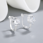 Classic Round Hoop Earrings – 925 Silver - NAFALUXE