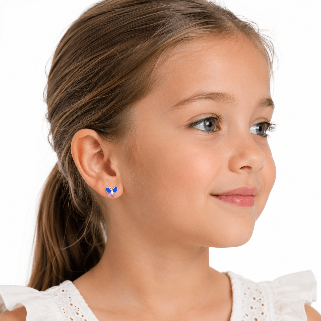 Colorful Butterfly Stud Earrings - NAFALUXE