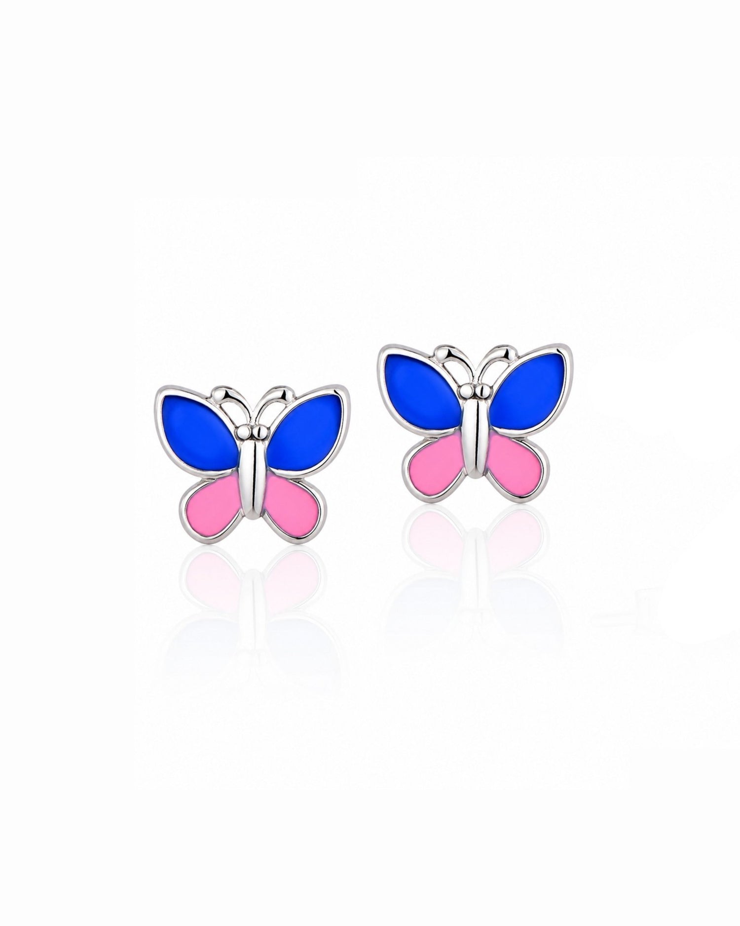 Colorful Butterfly Stud Earrings - NAFALUXE