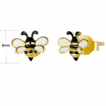 Cute Bee Stud Earrings - NAFALUXE