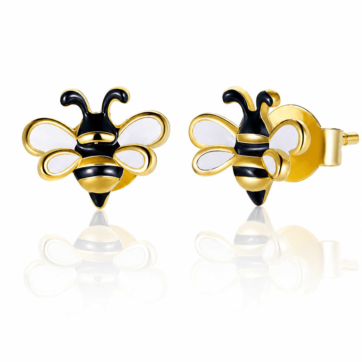 Cute Bee Stud Earrings - NAFALUXE