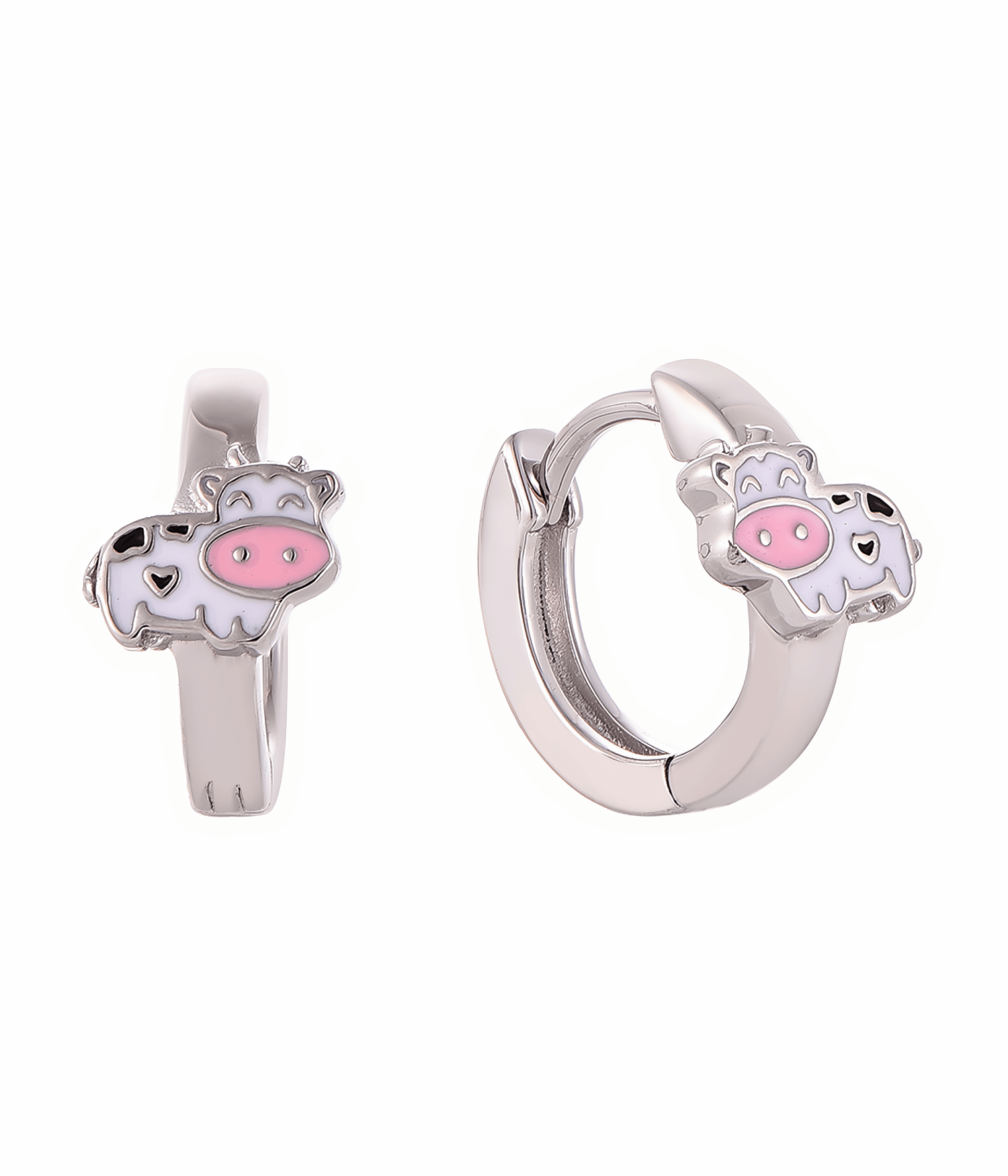 Cute Cow Hoop Earrings - NAFALUXE