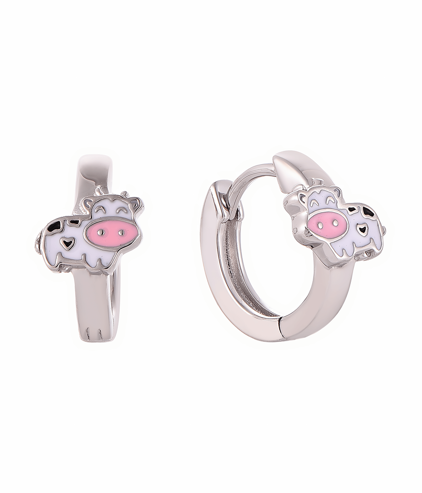 Cute Cow Hoop Earrings - NAFALUXE