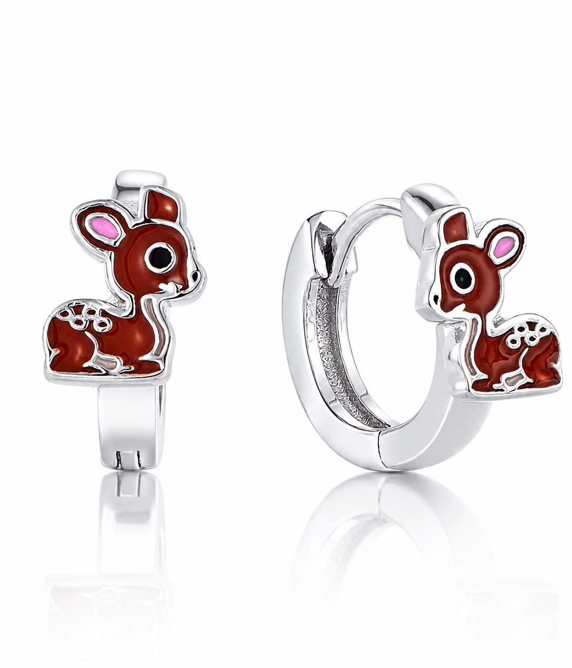 Cute Deer Hoop Earrings - NAFALUXE