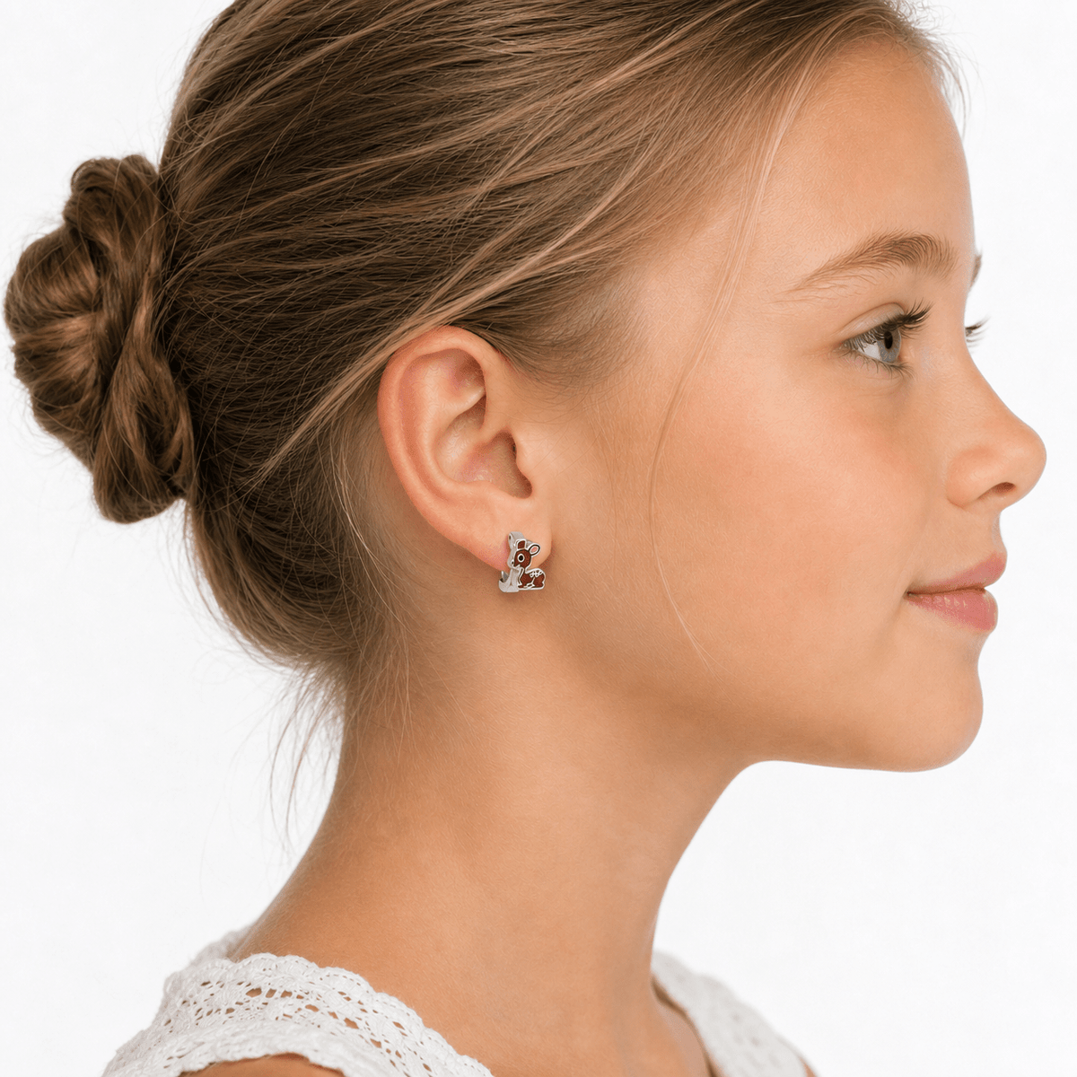 Cute Deer Hoop Earrings - NAFALUXE