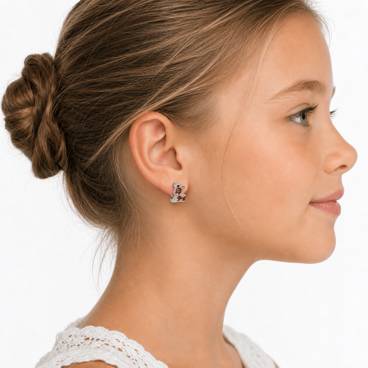 Cute Deer Hoop Earrings - NAFALUXE