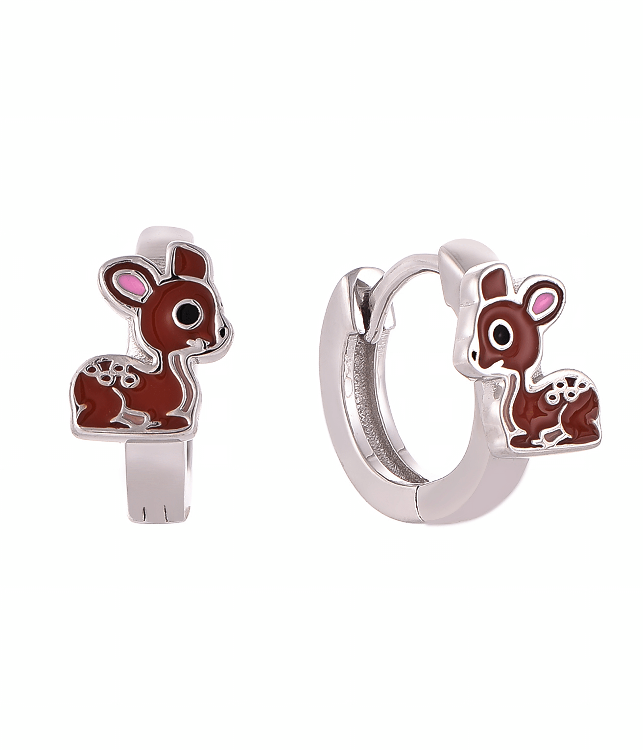 Cute Deer Hoop Earrings - NAFALUXE