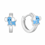 Cute Elephant Hoop Earrings - NAFALUXE