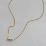 Dainty Gold Plated Bracelet with Three Zircon Stones - NAFALUXE