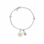 Daisy Crystal Charm Bracelet - NAFALUXE