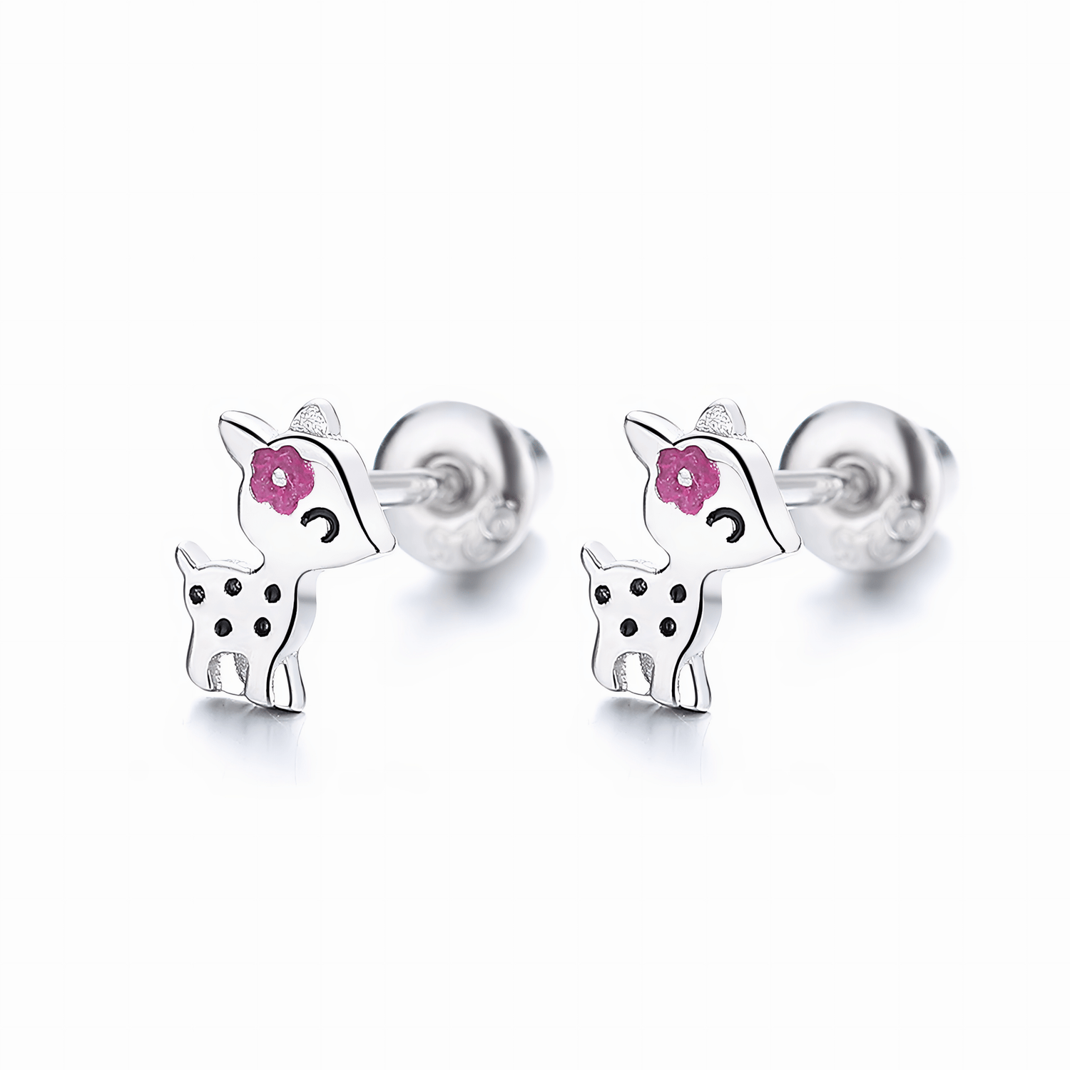 Deer Enamel Studs - NAFALUXE