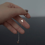 Delicate Triple Heart Bracelet – Gold on Silver - NAFALUXE