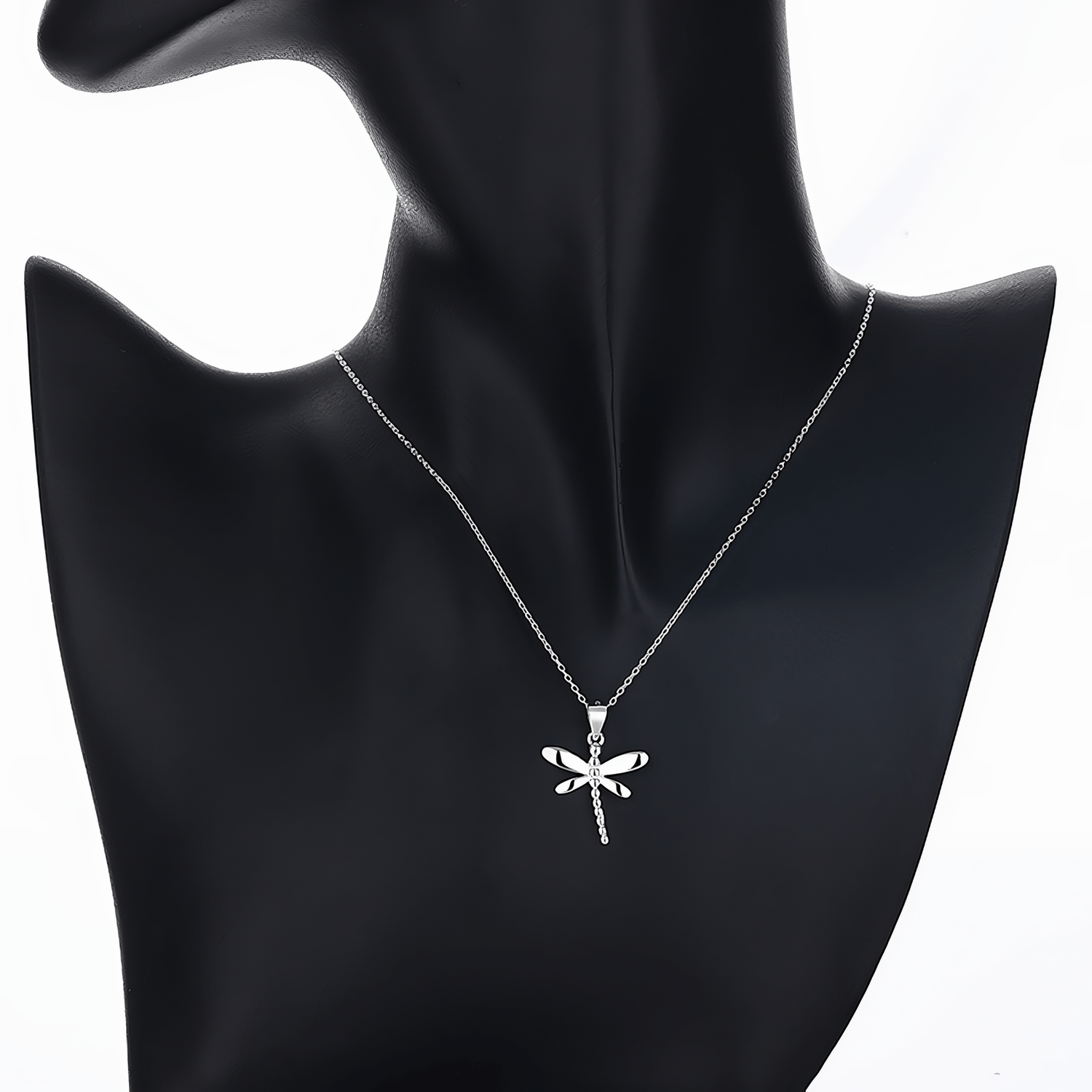 Dragonfly Pendant Necklace – 925 Silver - NAFALUXE