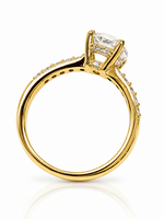 Elegant Solitaire CZ Ring - NAFALUXE