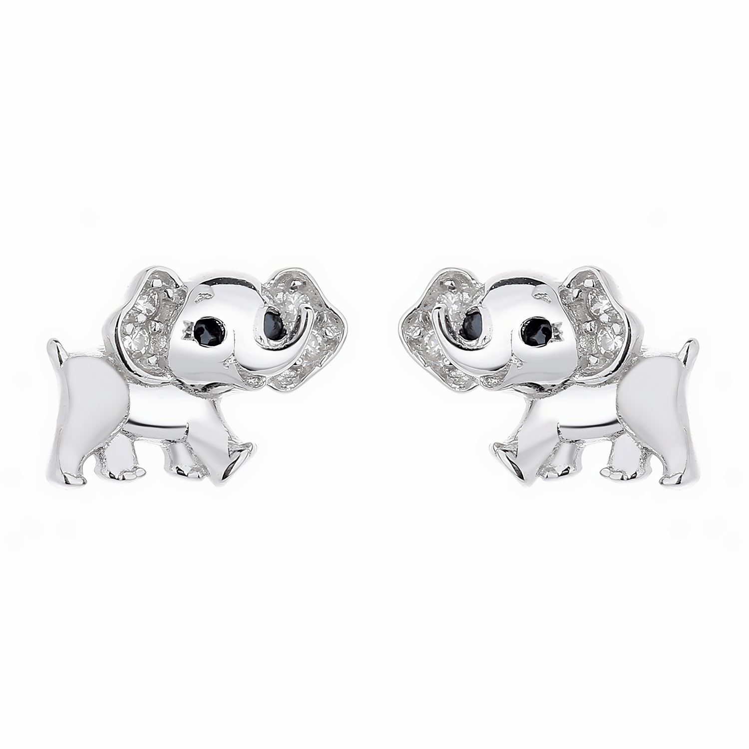 Elephant Silver Studs - NAFALUXE
