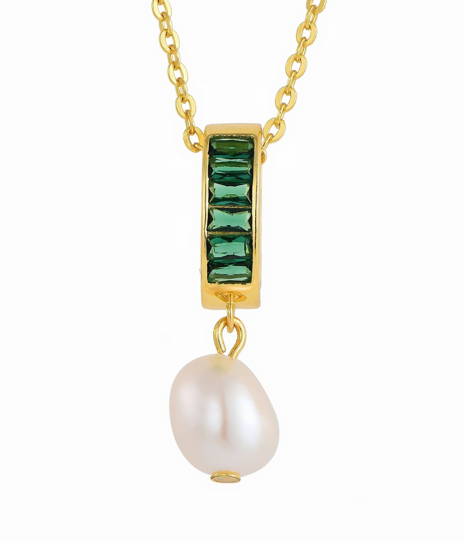 Emerald Pearl Elegance Jewelry Set - NAFALUXE