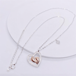 Forever in My Heart Baby Feet Necklace - NAFALUXE