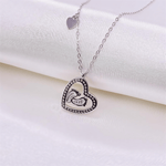 Forever in My Heart Baby Feet Necklace - NAFALUXE