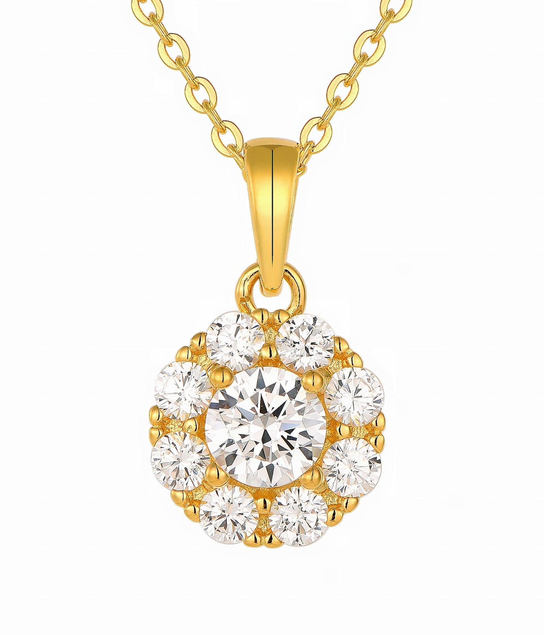 Golden Halo Sparkle Jewelry Set - NAFALUXE