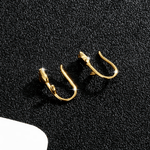 Golden Tulip Bloom Hoop Earrings - NAFALUXE
