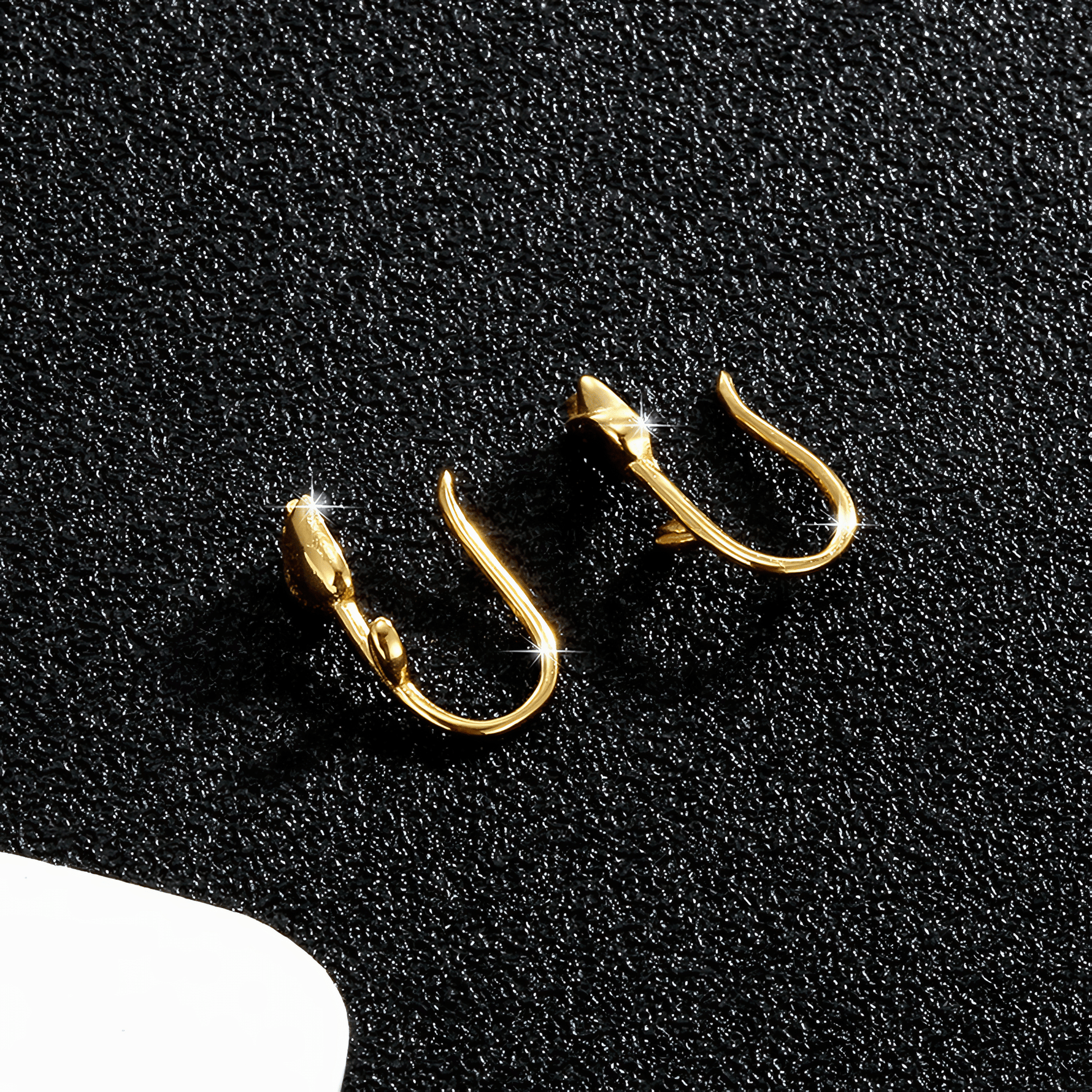 Golden Tulip Bloom Hoop Earrings - NAFALUXE