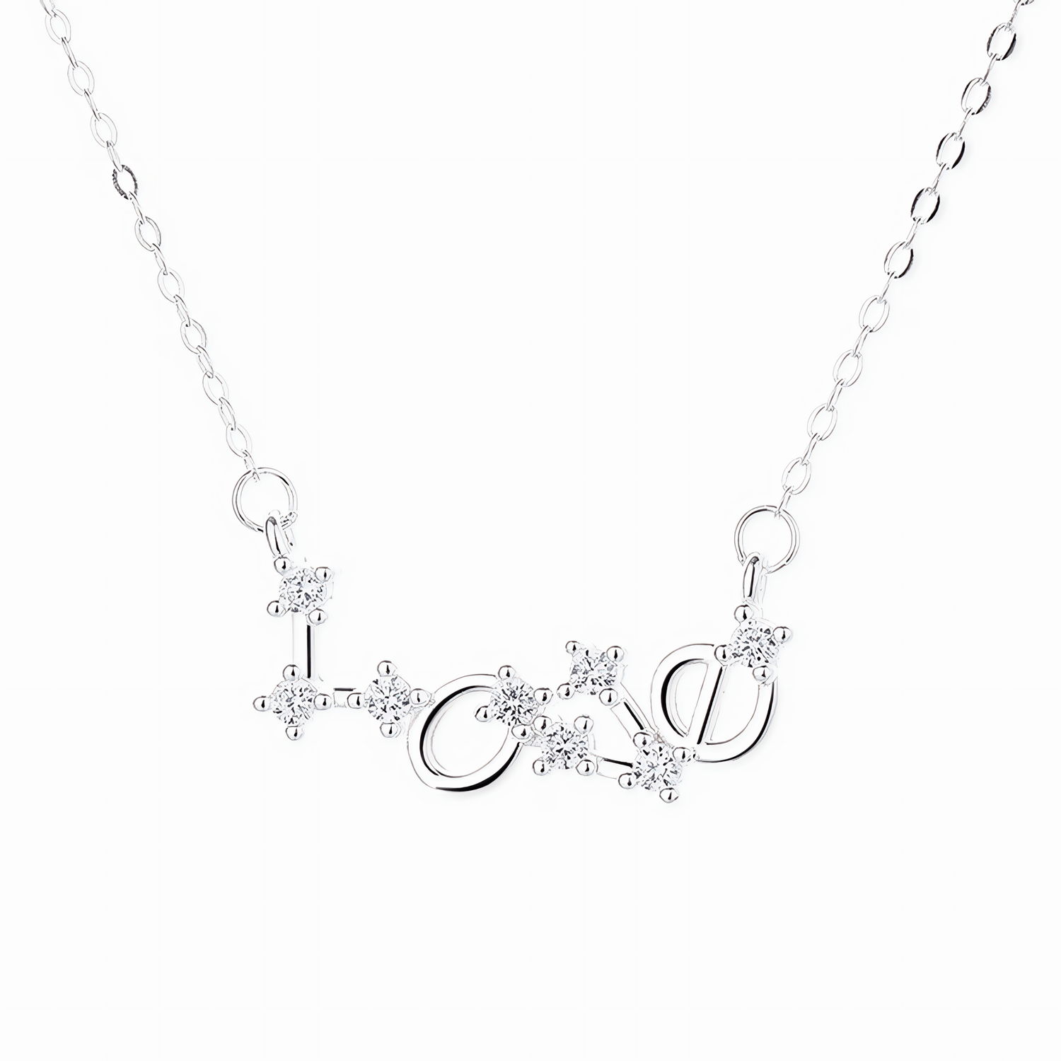 Love Letter Pendant Necklace – 925 Silver - NAFALUXE