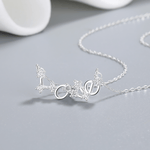 Love Letter Pendant Necklace – 925 Silver - NAFALUXE