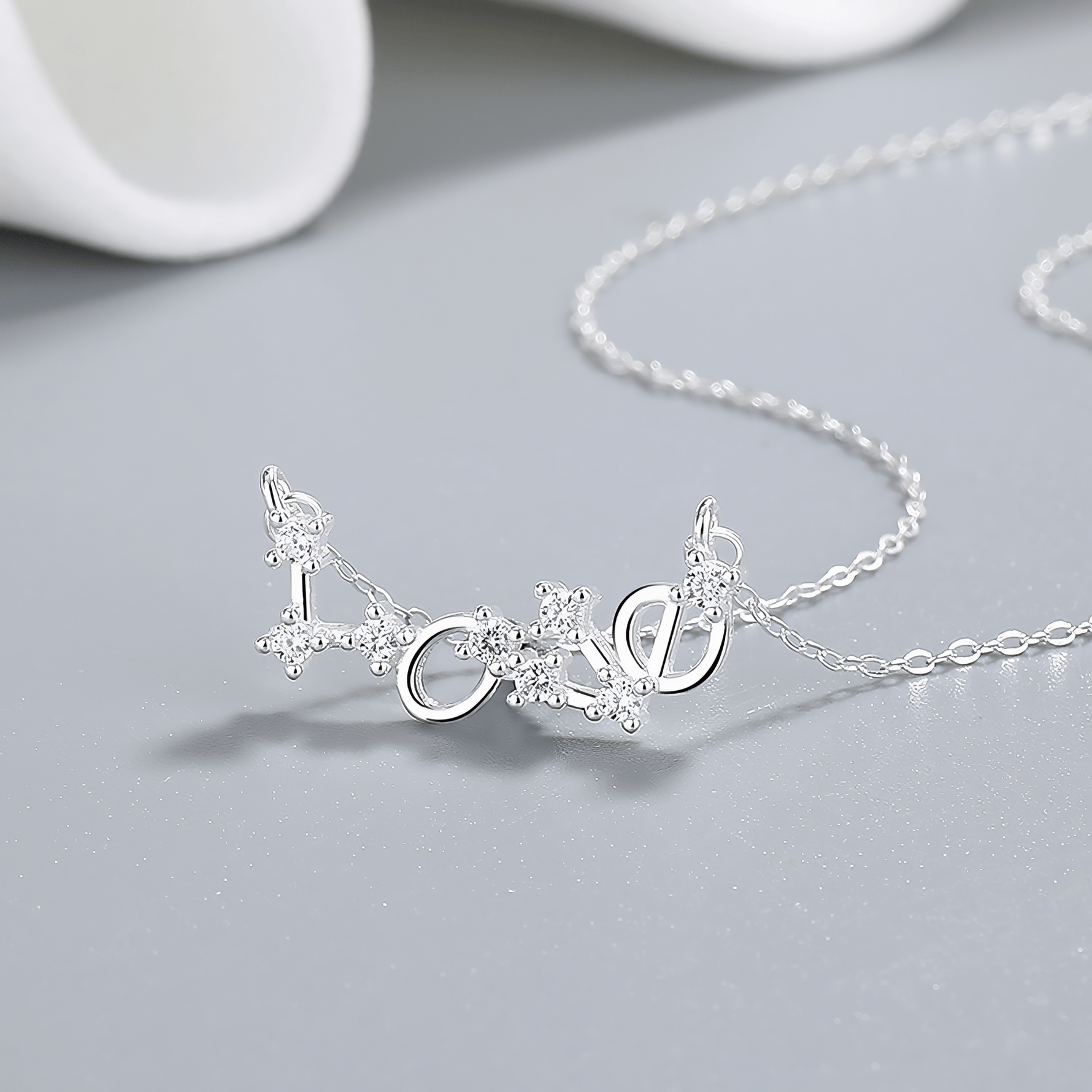 Love Letter Pendant Necklace – 925 Silver - NAFALUXE