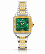 Mathey-Tissot Bella D971BQYV – Women's Swiss Made Quartz Watch | Green Dial | Two-Tone Silver & Gold | 24 mm - NAFALUXE