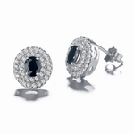 Midnight Halo Studs - NAFALUXE