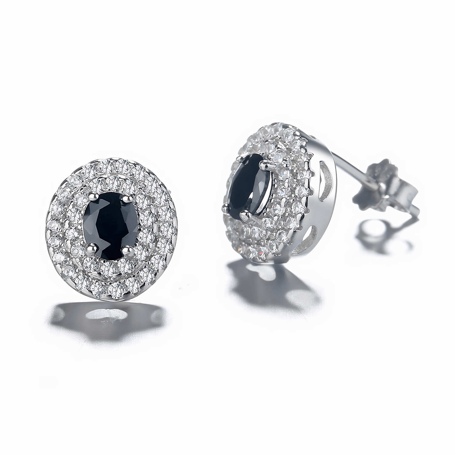 Midnight Halo Studs - NAFALUXE