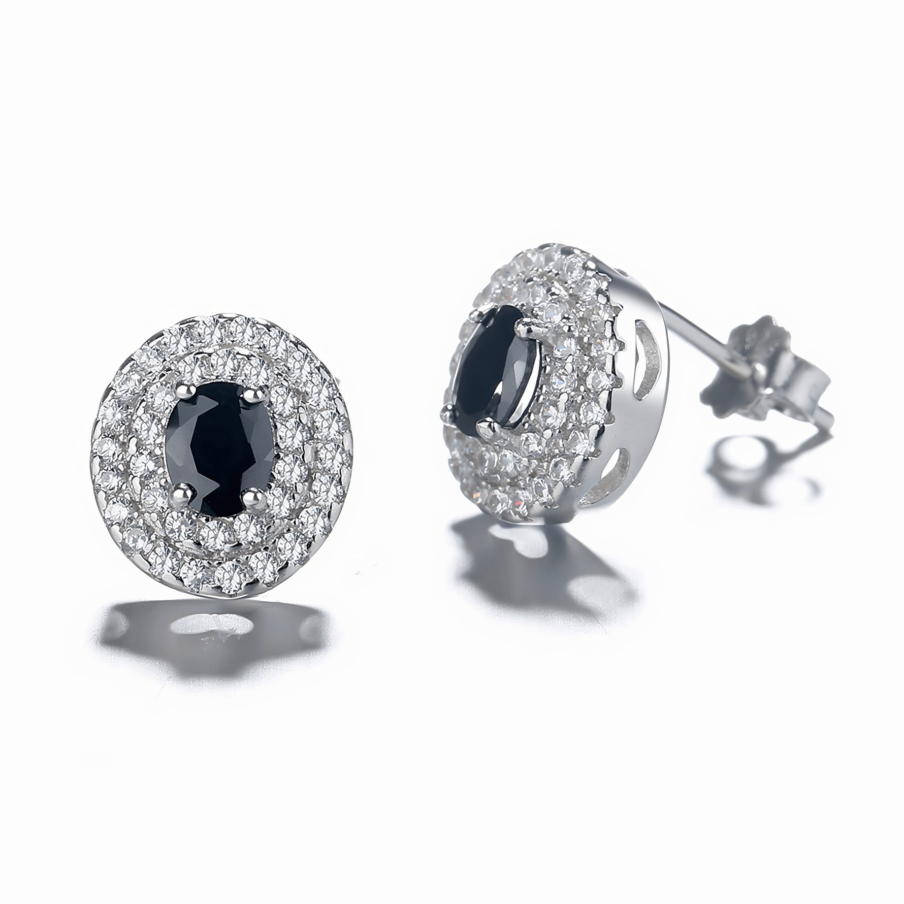 Midnight Halo Studs - NAFALUXE
